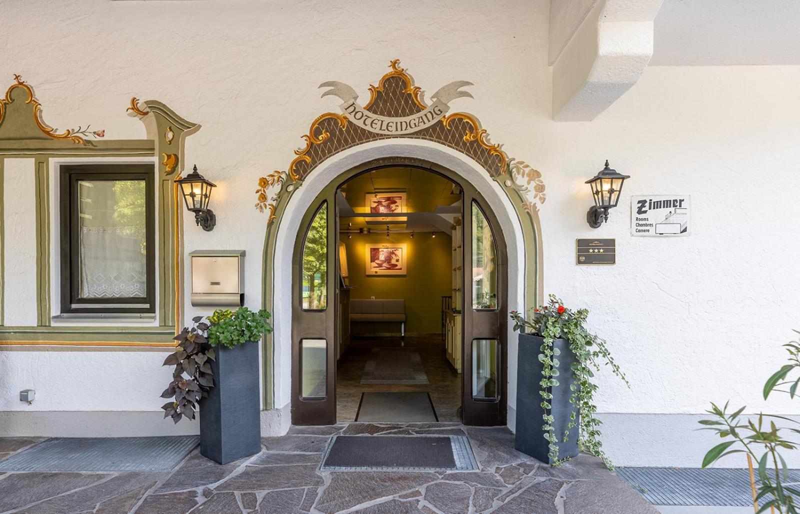 Hotel Alpenhof Оберау Экстерьер фото